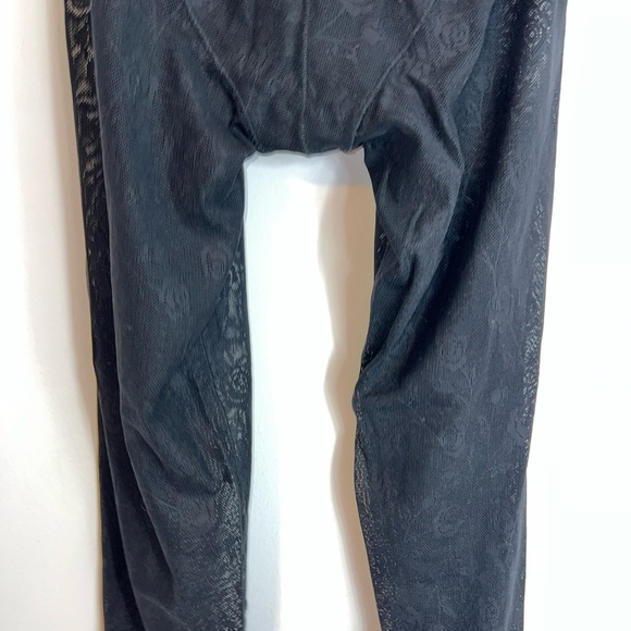 Adam seldman lace leopard black sheer leggings xs - Picture 12 of 14